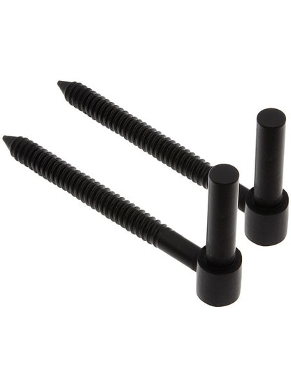 Pair of 4 inch Stainless Lag pintles With 1/2 inch Diameter.