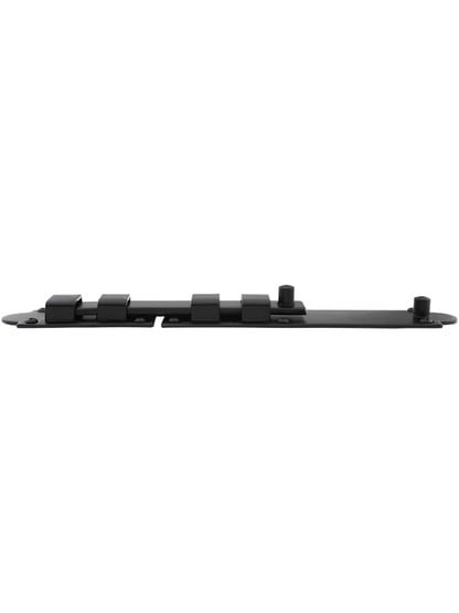 Alternate View of 12 1/4 inch Stainless Steel Shutter Bolt With Black Powder-Coated Finish