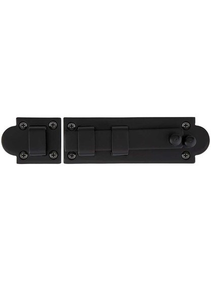 New York Style 8 Inch Slide Bolt.