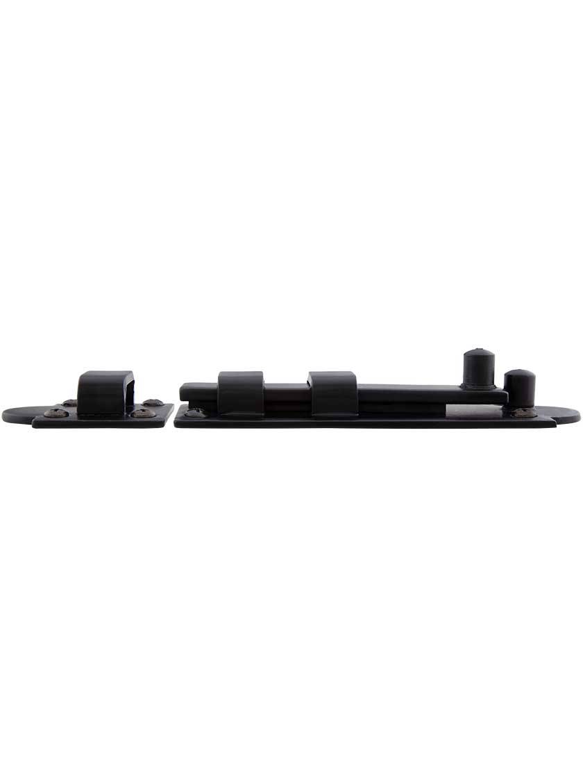 Alternate View of New York Style 8 Inch Slide Bolt.