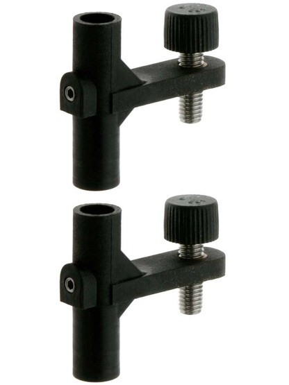 Alternate View of Pair of Shutter Anti-Vibration Brackets For Lag Mount Shutter Dogs.