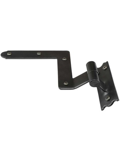 Alternate View of Set of New York Style Shutter Hinges With 1 1/4 inch Offset.