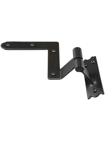 Alternate View of Set of New York Style Shutter Hinges With 2 1/4 inch Offset.