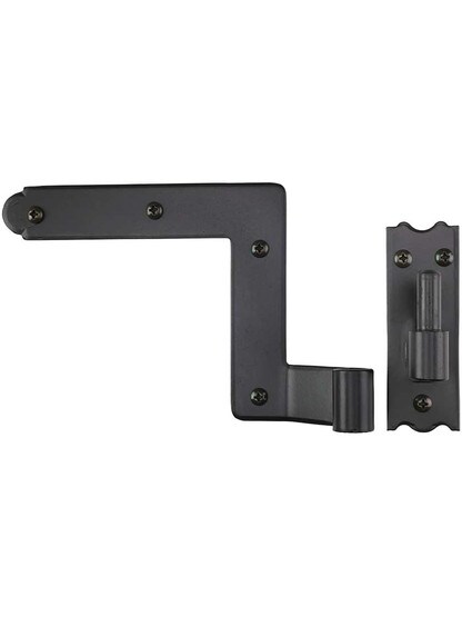 Alternate View 2 of Set of New York Style Shutter Hinges With 2 1/4 inch Offset.