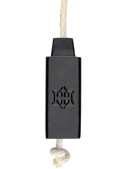 Cast-Iron Square Stackable Sash Weight - 3 lb.
