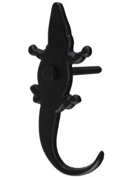 Pair of Alligator Shutter Dogs - Lag Mounted