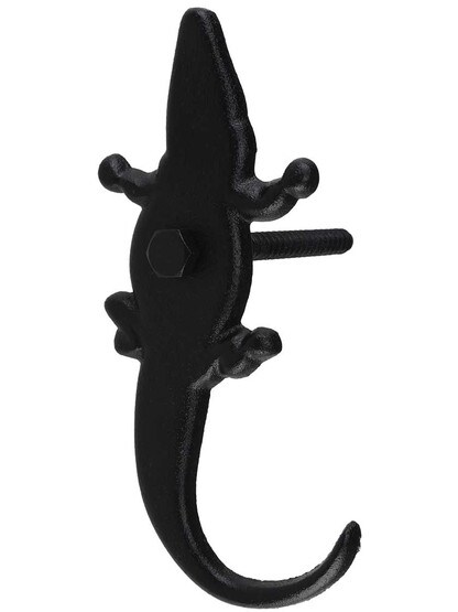 Pair of Alligator Shutter Dogs - Lag Mounted.