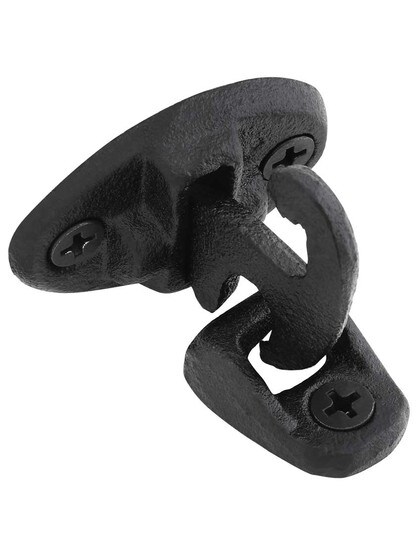Alternate View of Pair of Cast-Iron Sill Bermuda Shutter Fasteners.