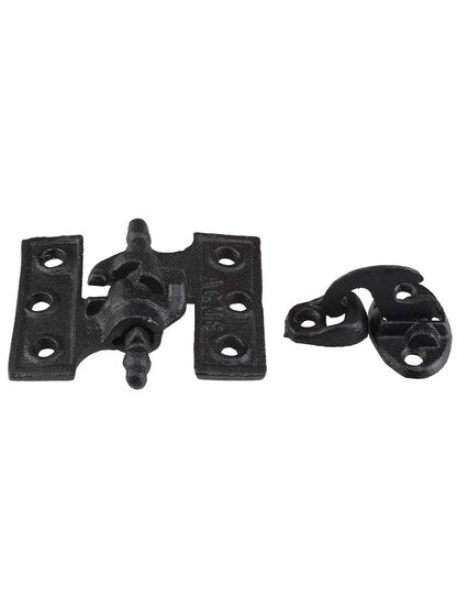Alternate View 2 of Acme Black Cast-Iron Mortise Shutter Hinges - 3 1/8 inch x 2 1/2 inch.