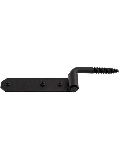 Alternate View of Set of 4 1/8-Inch Connecticut Shutter Hinges - No Offset.