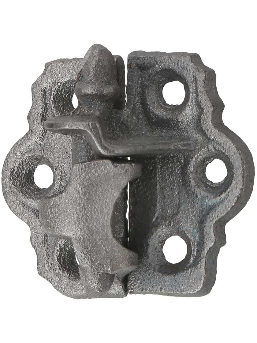 Set of "Clarks Tip" Cast Iron Shutter Hinges With 1 1/4" Throw