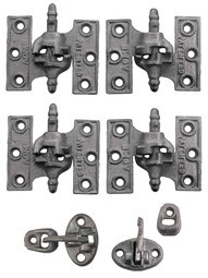 "Acme" Cast Iron Mortise Shutter Hinges - 3 1/8" x 2 1/2"