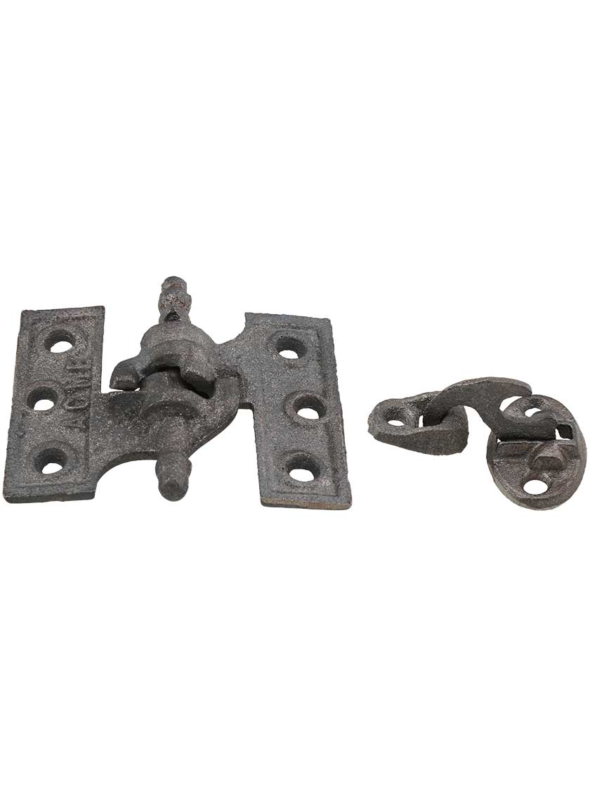 "Acme" Cast Iron Mortise Shutter Hinges 3 1/8" x 2 1/2" House of Antique Hardware