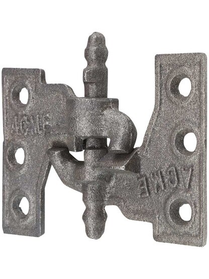 Alternate View of Acme Cast Iron Mortise Shutter Hinges - 4 1/2 inch x 2 7/8 inch
