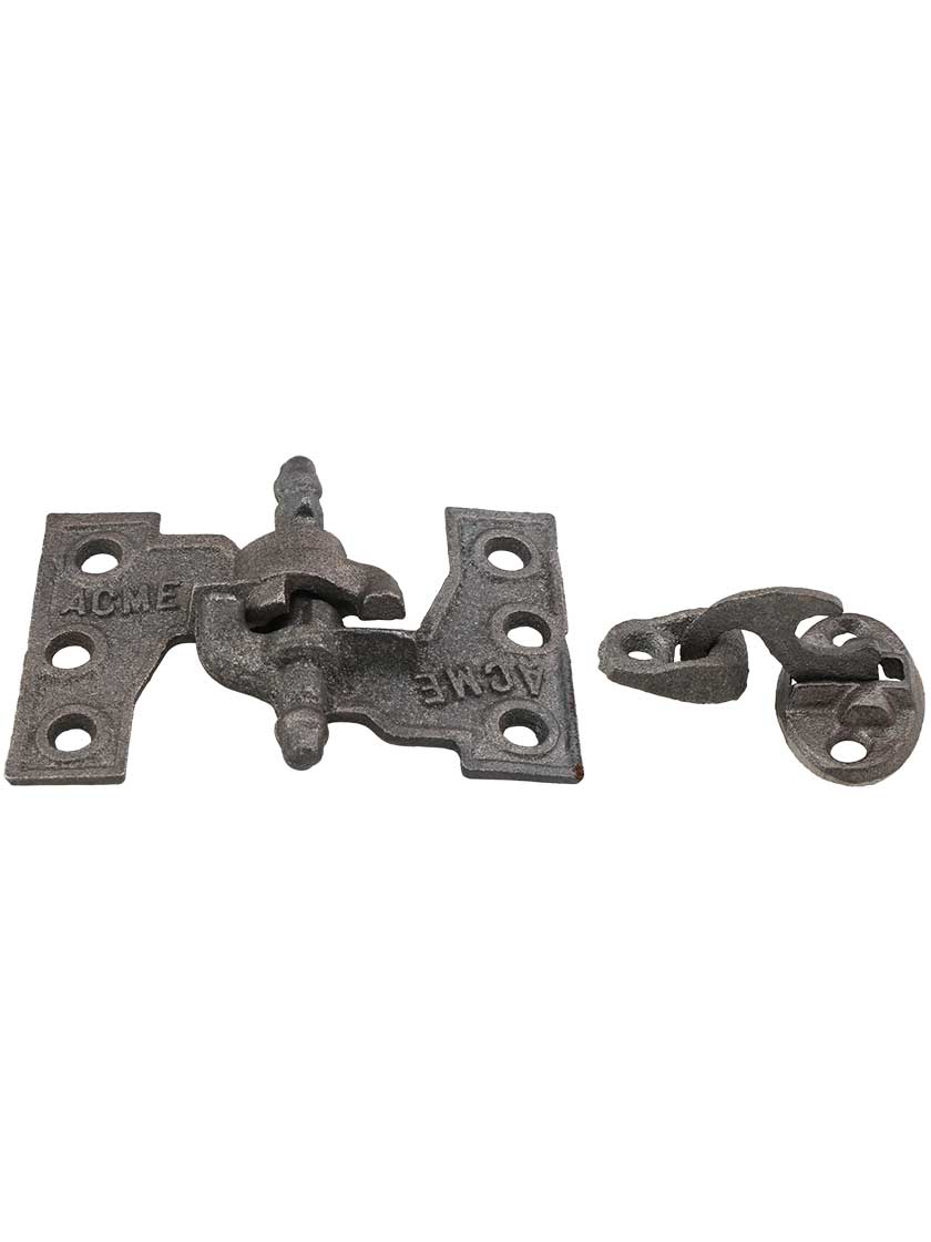 "Acme" Cast Iron Mortise Shutter Hinges 4 1/2" x 2 7/8" House of