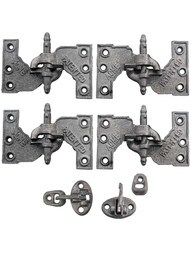 "Acme" Cast Iron Mortise Shutter Hinges - 5" x 3"