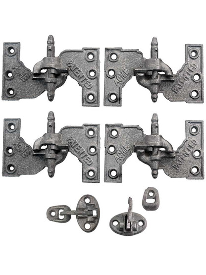 Acme Cast Iron Mortise Shutter Hinges - 5 inch x 3 inchR-09JW-375)