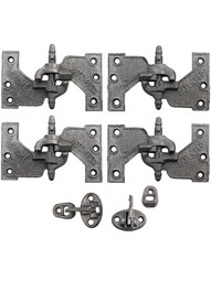 Acme Cast Iron Mortise Shutter Hinges - 5 1/2 inch x 3 1/8 inch