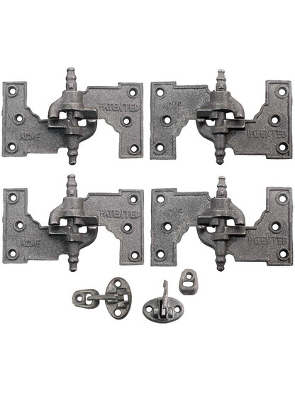 Acme Cast Iron Mortise Shutter Hinges - 6 1/2 inch x 3 1/2 inch