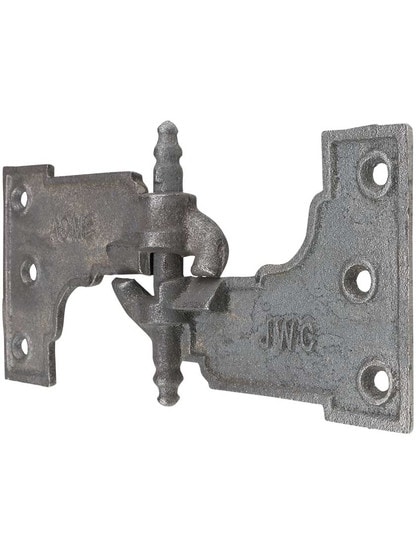 Alternate View of Acme Cast Iron Mortise Shutter Hinges - 9 inch x 3 15/16 inch