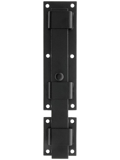 8 3/4 inch Stainless Steel Shutter Bolt With Black Powder Coated Finish