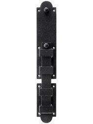 12 inch Cast Iron Hurricane Shutter Bolt With Black Primer Finish