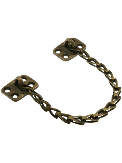 Solid Brass 10 inch Transom Window Chain In Antique-By-Hand Finish