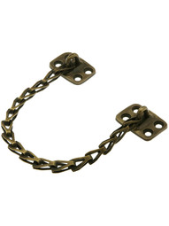 Solid Brass 10" Transom Window Chain In Antique-By-Hand Finish