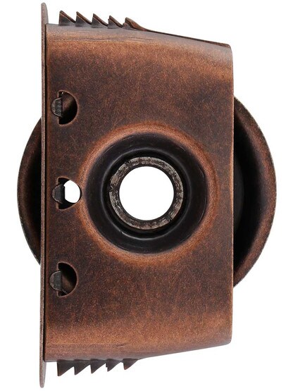 Alternate View of Wrought Steel Press-Fit Sash Pulley - 2-Inch Diameter Wheel