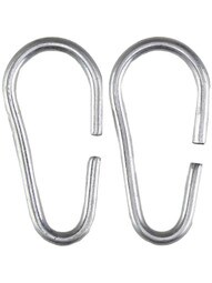 Pair of Steel "C" Hooks