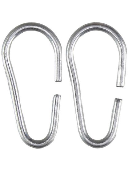 Pair of Steel C Hooks.