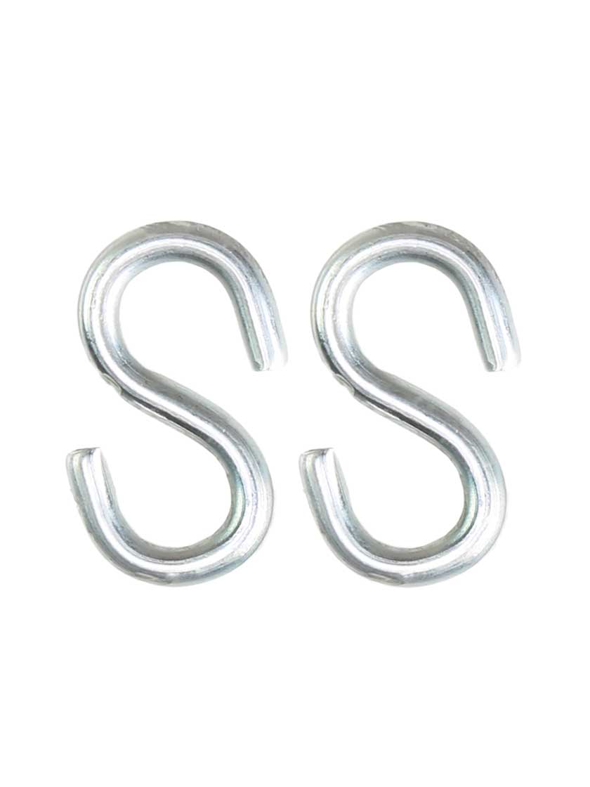 Pair of Small Open Asymetrical S-Hooks - 1