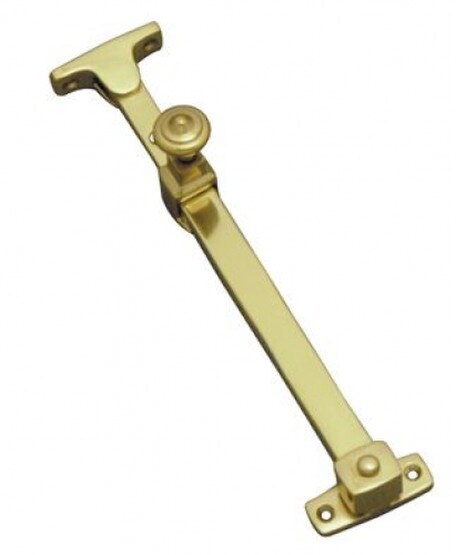 10" Solid-Brass Telescoping Casement Stay