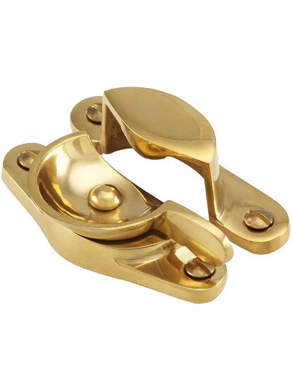 Alternate View of Commercial Style Cast Brass Sash Lock