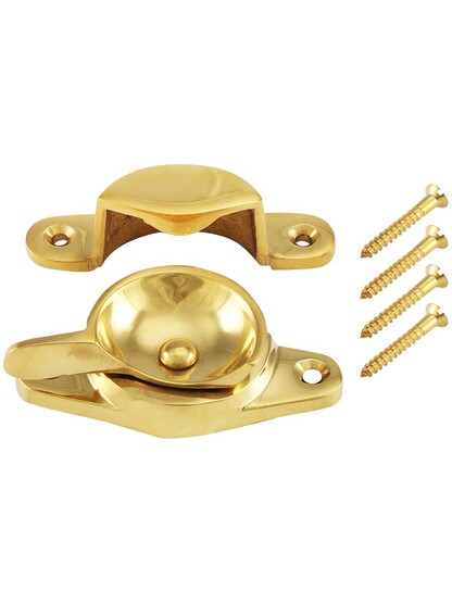 Alternate View 3 of Commercial Style Cast Brass Sash Lock