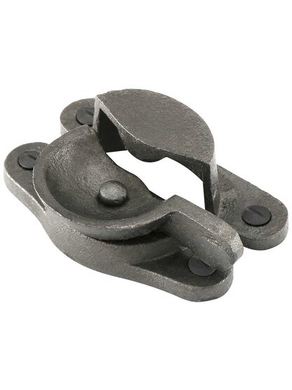 Alternate View of Commercial Style Sash Lock In Antique Iron