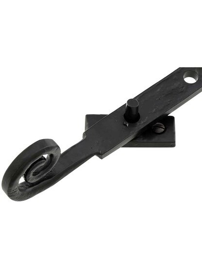 Alternate View of 10 1/2 inch Cast iron Casement Stay With Curled Tail