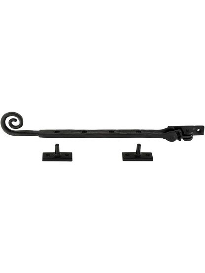 Alternate View 2 of 10 1/2 inch Cast iron Casement Stay With Curled Tail