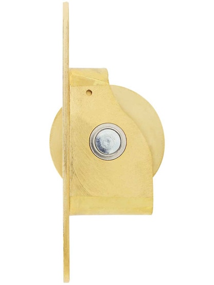 Alternate View of Solid Brass Premium Sash Pulley