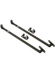 Black Heavy Duty Storm Window & Screen Hangers - Pair