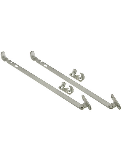 Pair of Stainless Steel Storm Window Stays.