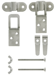 Stainless Steel Storm Window Hanger Set With Retaining Clips