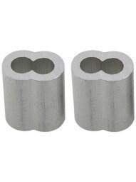 Pair of Aluminum Ferrules - 5/16"