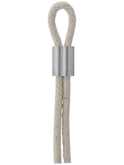 Alternate View of Pair of Aluminum Ferrules - 5/16 inch.