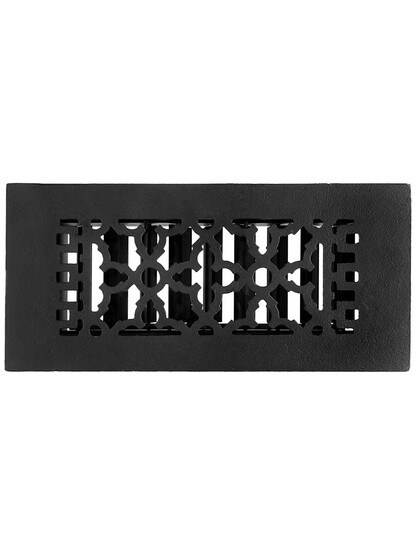 Alternate View of Louvered Victorian Cast Iron Floor Register