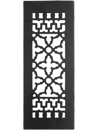 Victorian Style Cast-Iron Floor Grate for Return-Air Intake or Heat Vents