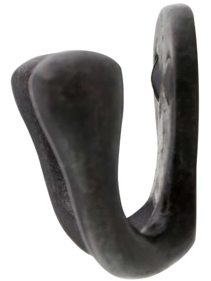 Alternate View of Solid-Bronze Double Coat Hook.