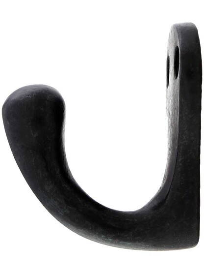 Alternate View of Solid-Bronze Coat Hook.