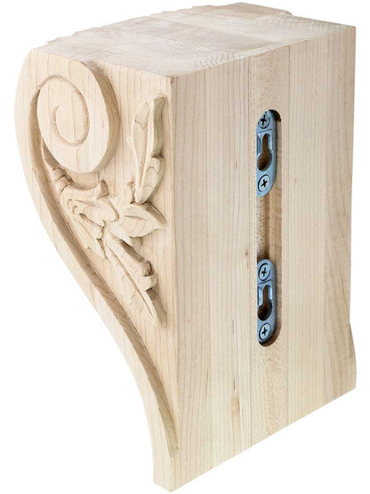 Leaf Pattern Corbel in Four Sizes with Choice of Wood