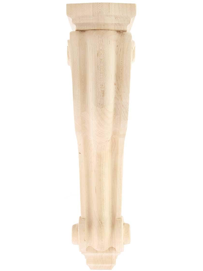 Alternate View 2 of Narrow Scroll Design Corbel in 3 Sizes with Choice of Wood.